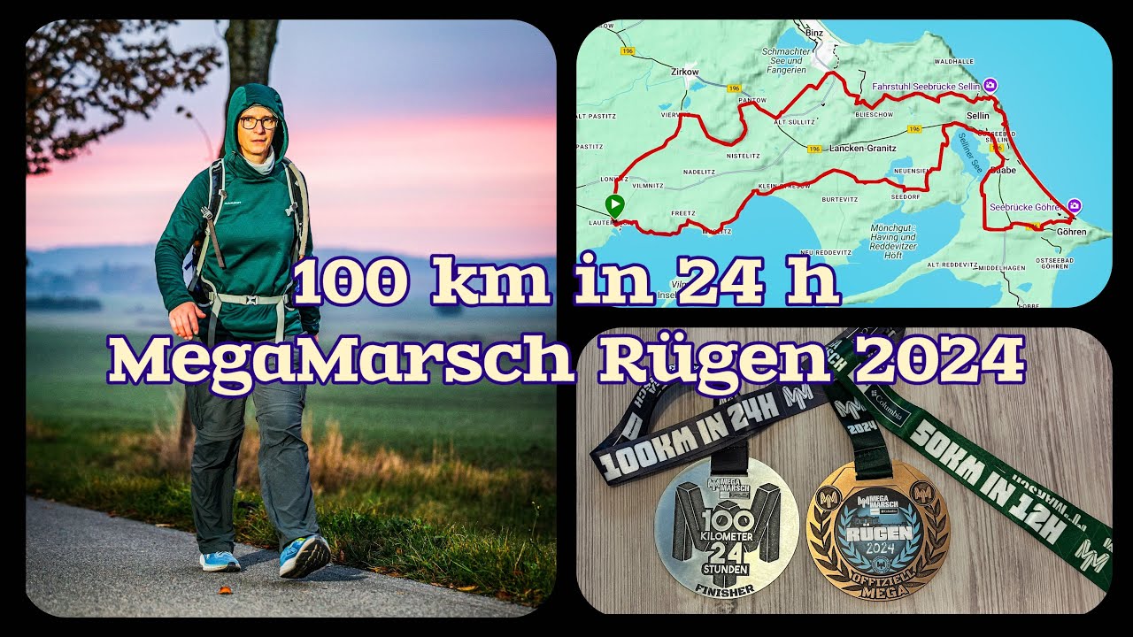 100 km Megamarsch auf Rügen, Oktober 2024