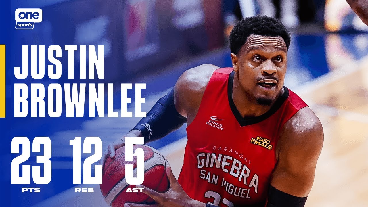 Brownlee DROPS DOUBLE-DOUBLE for Brgy. Ginebra vs. TNT 💪 | PBA SEASON 49 COMMISSIONER'S CUP SF