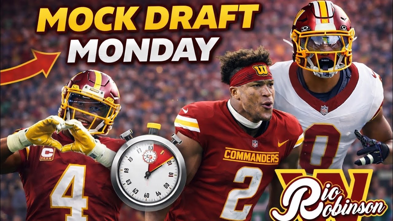 Nick Allegretti RE-SIGNED! Washington Commanders MOCK DRAFT MONDAY: POST COMBINE EDITION