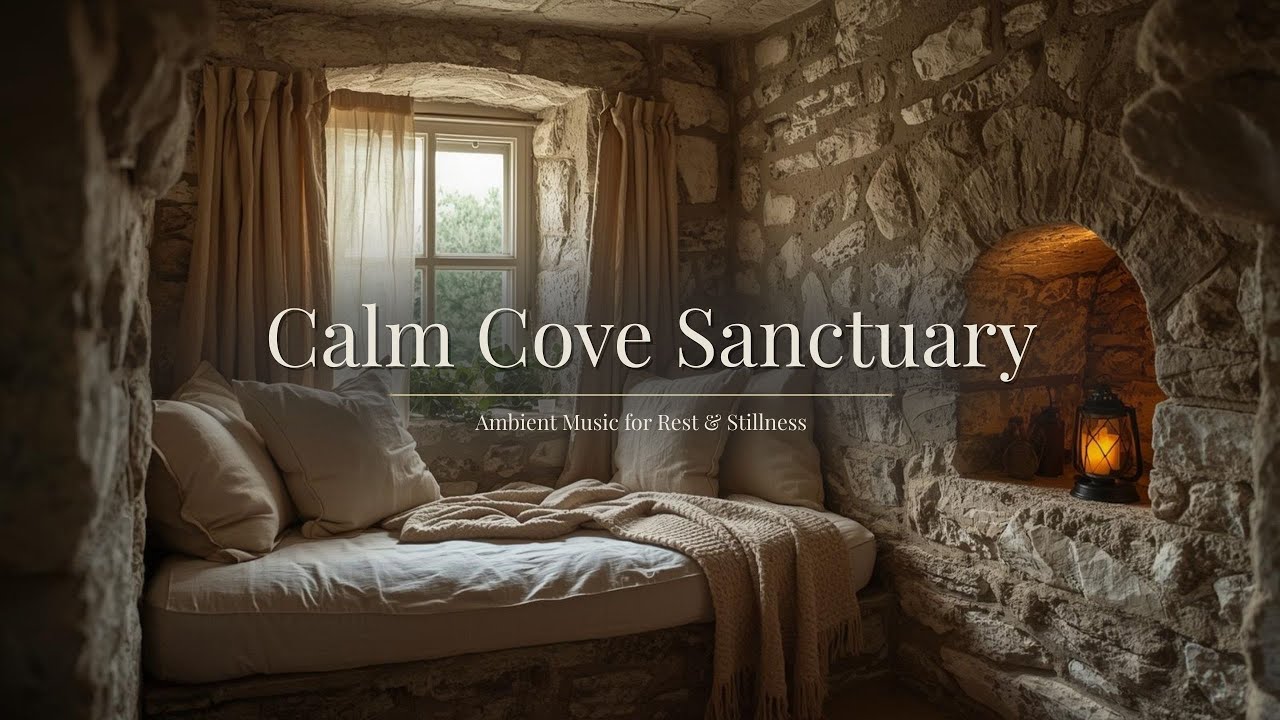 Calm Cove Sanctuary | Ambient Piano & Strings for Rest, Stillness, and Peace