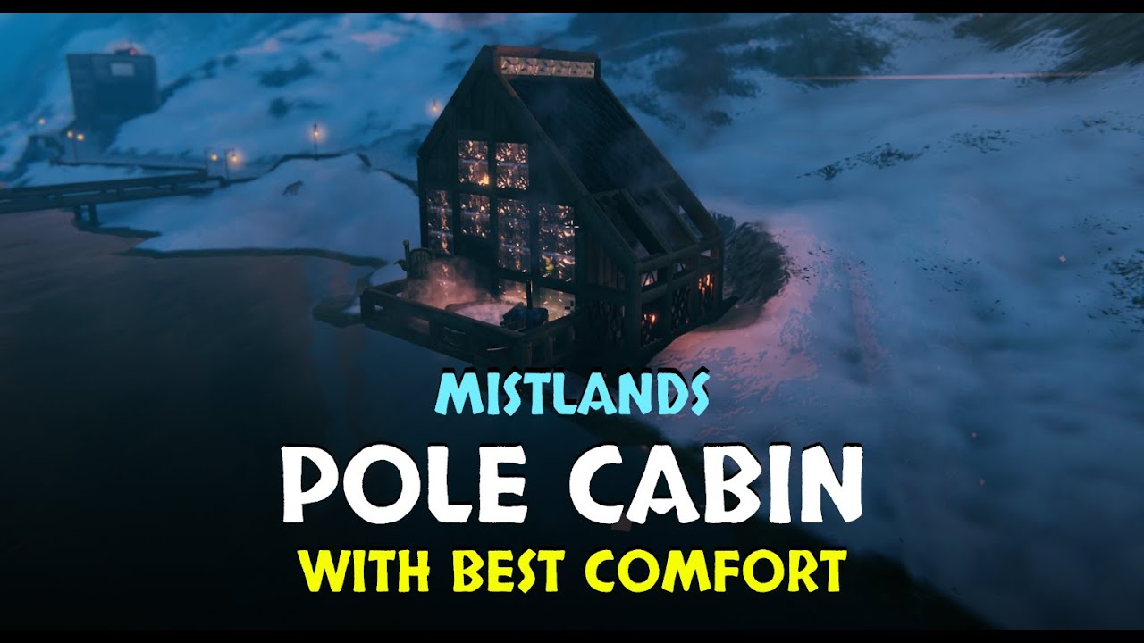 Valheim Mistlands: I Built Pole Cabin with Max Comfort in Deep North!