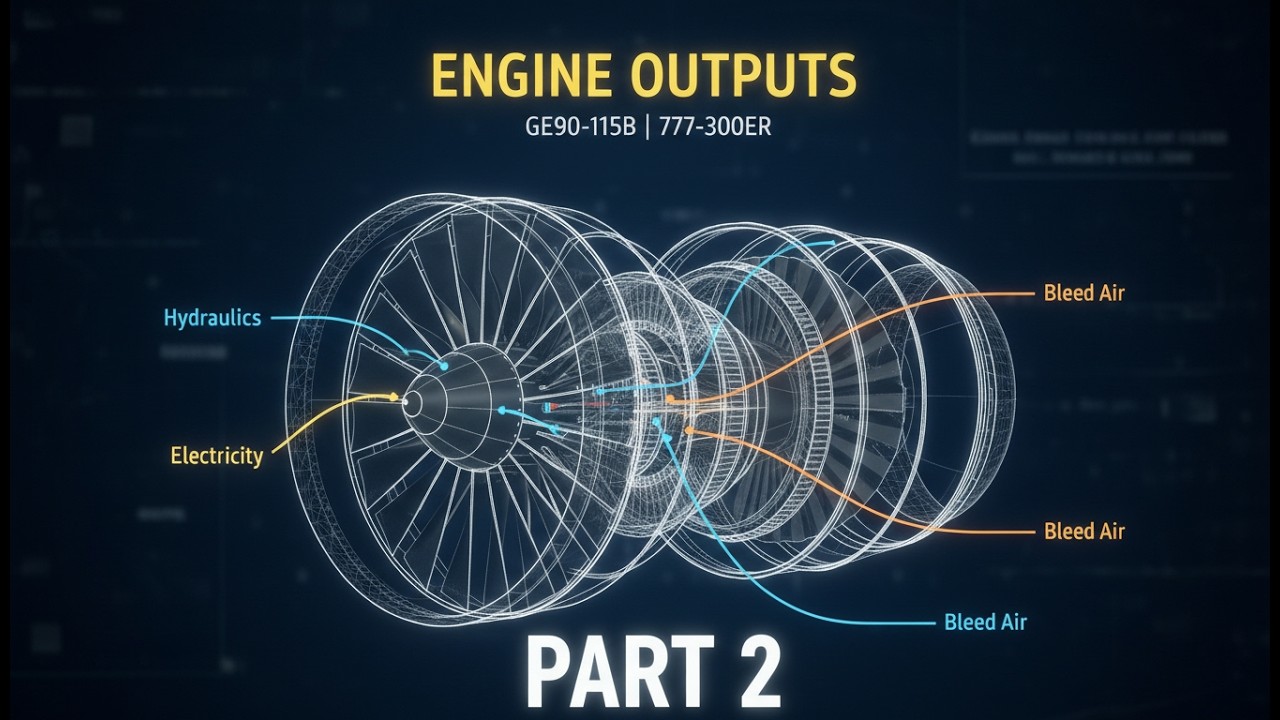 How a Jet Engine Works | Part 2: OUT PUT the GE90-115B (Boeing 777-300ER) @wegnova-y9f