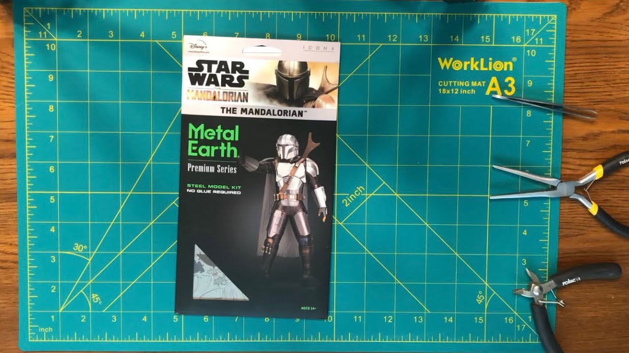 MEM:0019:Metal Earth - The Mandalorian - Timelapse