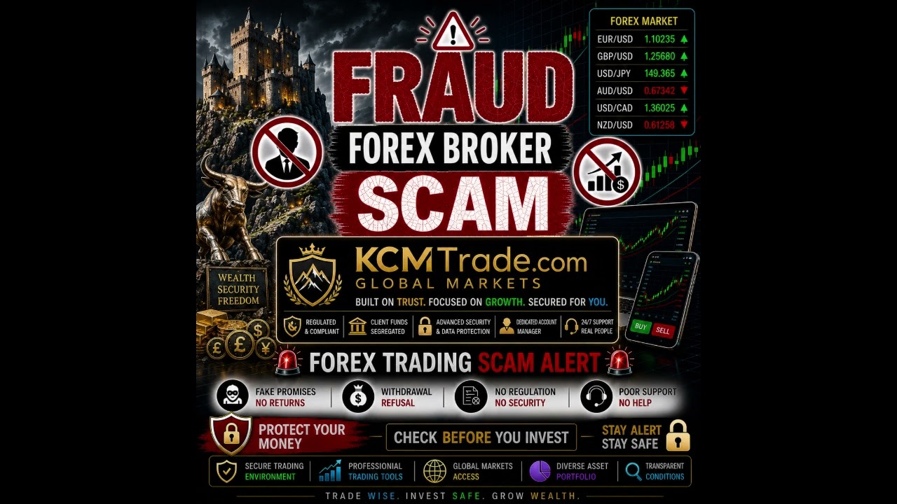 KCMTrade.com Scam Broker Alert: Investors Report Withdrawal Fraud and Fake Tax Demands