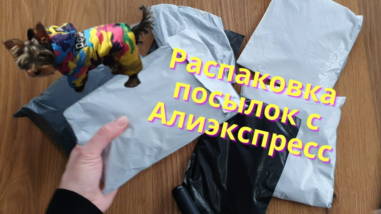 👚👢Распаковка посылок 📦 с Алиэкспресс для собак йоркшиского терьера🐕 с примеркой/ ALiexpress houl