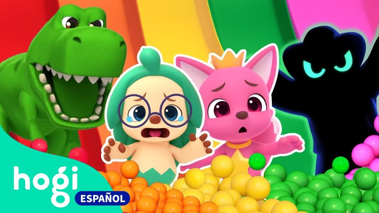 [TOP 3 ⭐️] Monstruos y zombis en la oscuridad 👻🧟｜Aprende colores con dinosaurios 🦖🌈｜Hogi en español