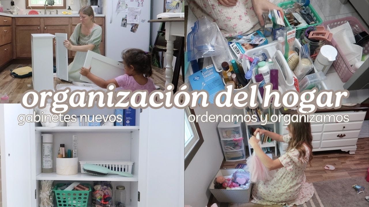 ORGANIZACIÓN de mi baño PEQUEÑO🛁 gabinetes nuevos, baño minimalista
