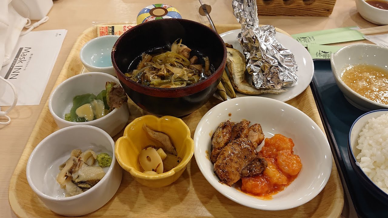 夕食ビュッフェ：休暇村乳頭温泉郷【秋田県】20200813撮影