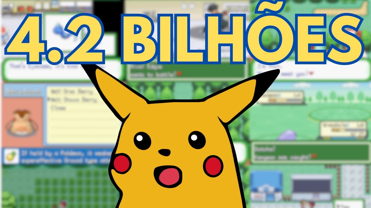 Ele venceu bilhões de partidas de Pokemon ao mesmo tempo
