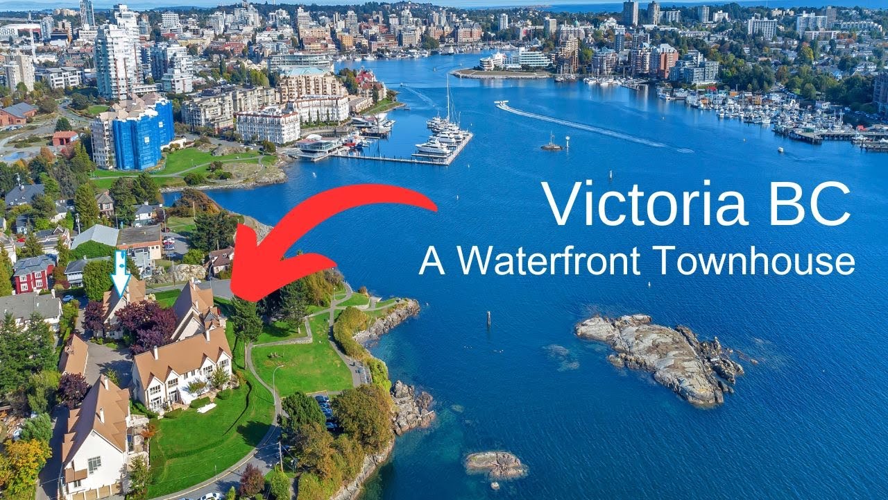 Take a tour of this beautiful waterfront Townhouse  for sale in Victoria BC
