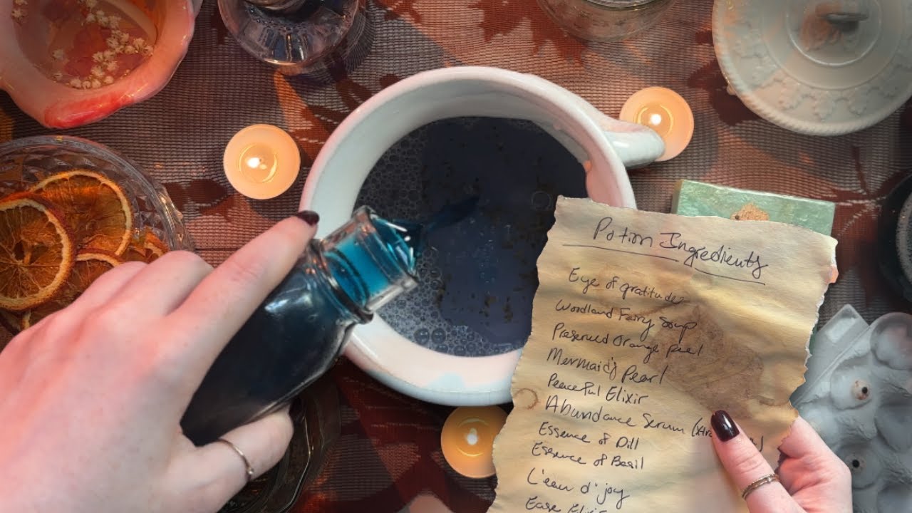 ASMR Master Productivity with This Focus Potion (layered sounds & affirmation subliminal)