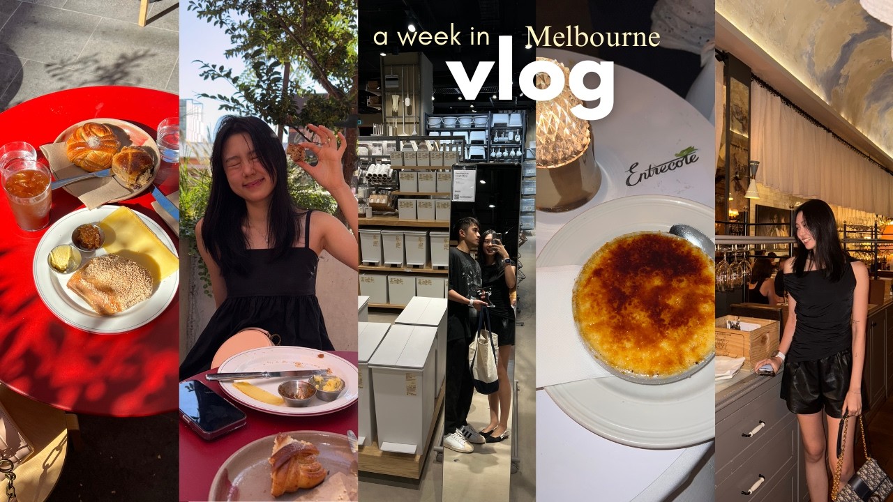 墨爾本vlog 出發韓國前一週做什麼🧳 哥本哈根早餐盤🍞 無印良品零食🍟 有購物慾時如何控制自己🛍️ 一起逛宜家🪑 