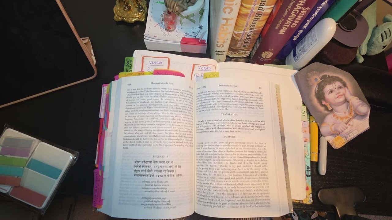 Tabbing the verses for deeper study