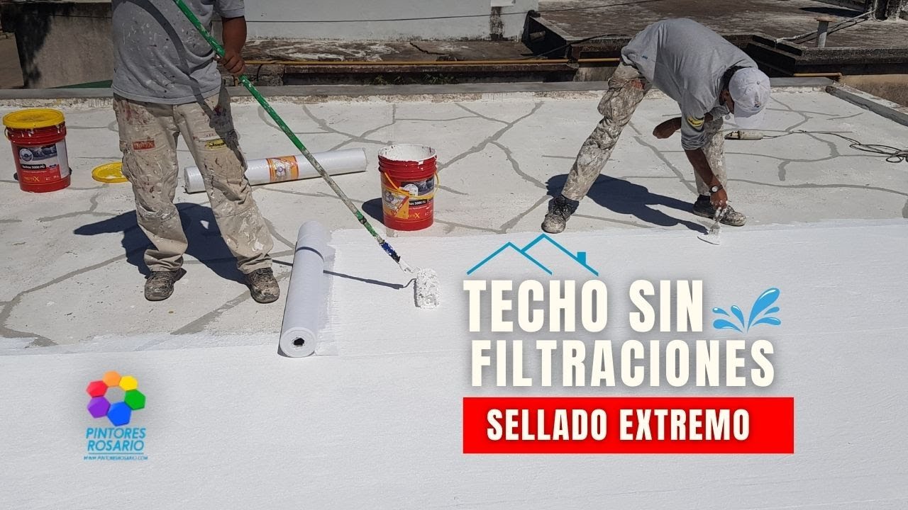 Cómo Impermeabilizar un Techo con Grietas: Sistema de Poliuretano y Geotextil (10 años)