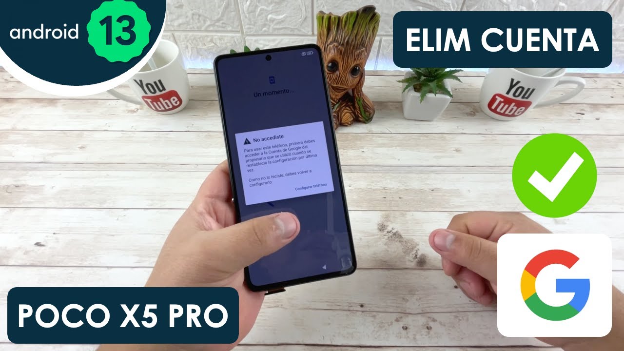 Eliminar Cuenta de Google Xiaomi Poco X5 Pro | Android 13