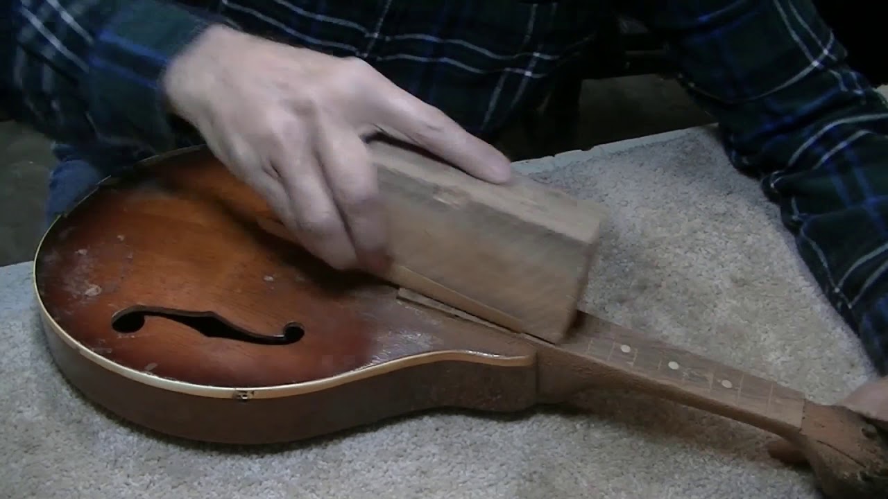 214 RSW Gibson A Model Worst Fret Board Ever