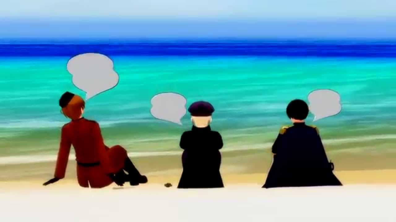 [Hetalia MMD] What? Ah, Yes. (Italy, Japan & Fem!Germany)