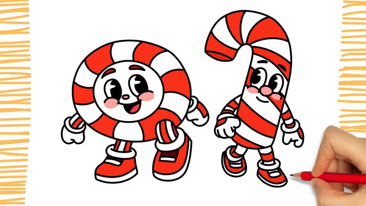 Como Desenhar LOS CANDIES I BRAINROT