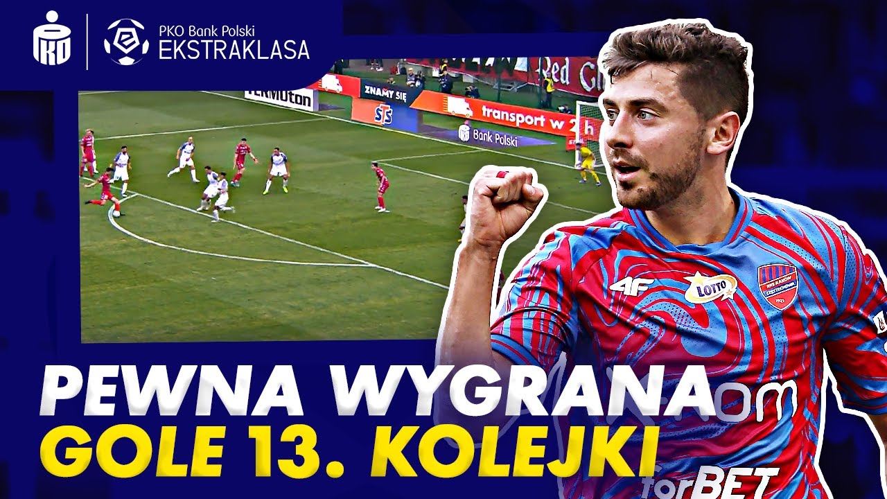 PRZEPIĘKNY gol Hanouska i trzy CZERWONE KARTKI Śląska - skr&oacute;t goli 13. kolejki PKO BP Ekstraklasy