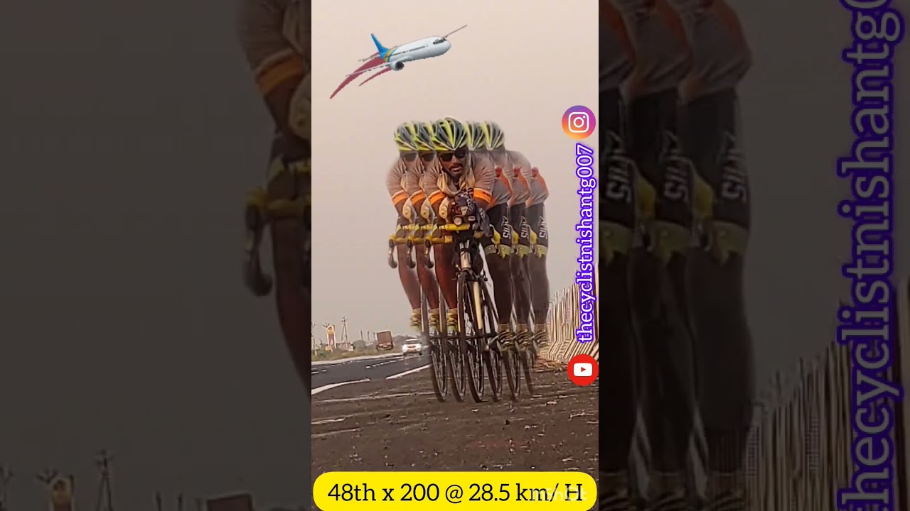 48th x200 km@ 28.5 km/ H #shortvideo #reels #instagram #viral #viralvideo #shortsfeed #shortsvideo #