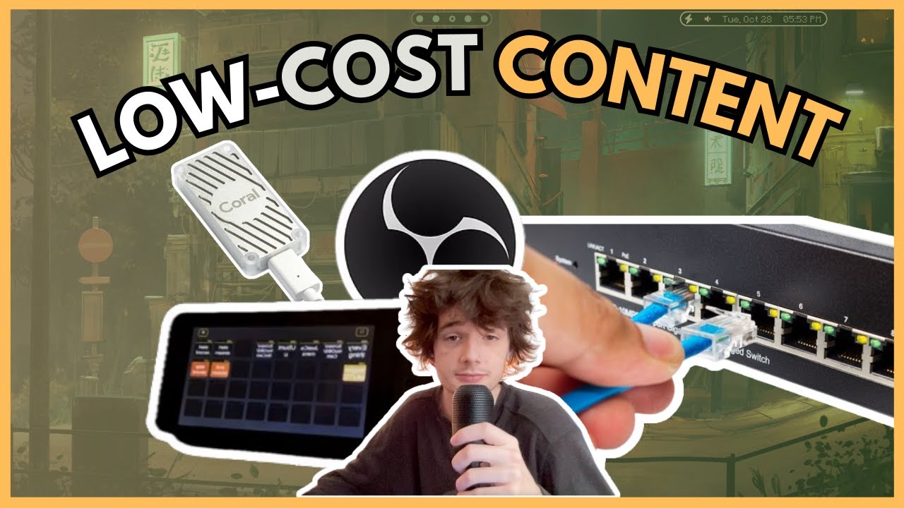 Low-cost content creation with OBS