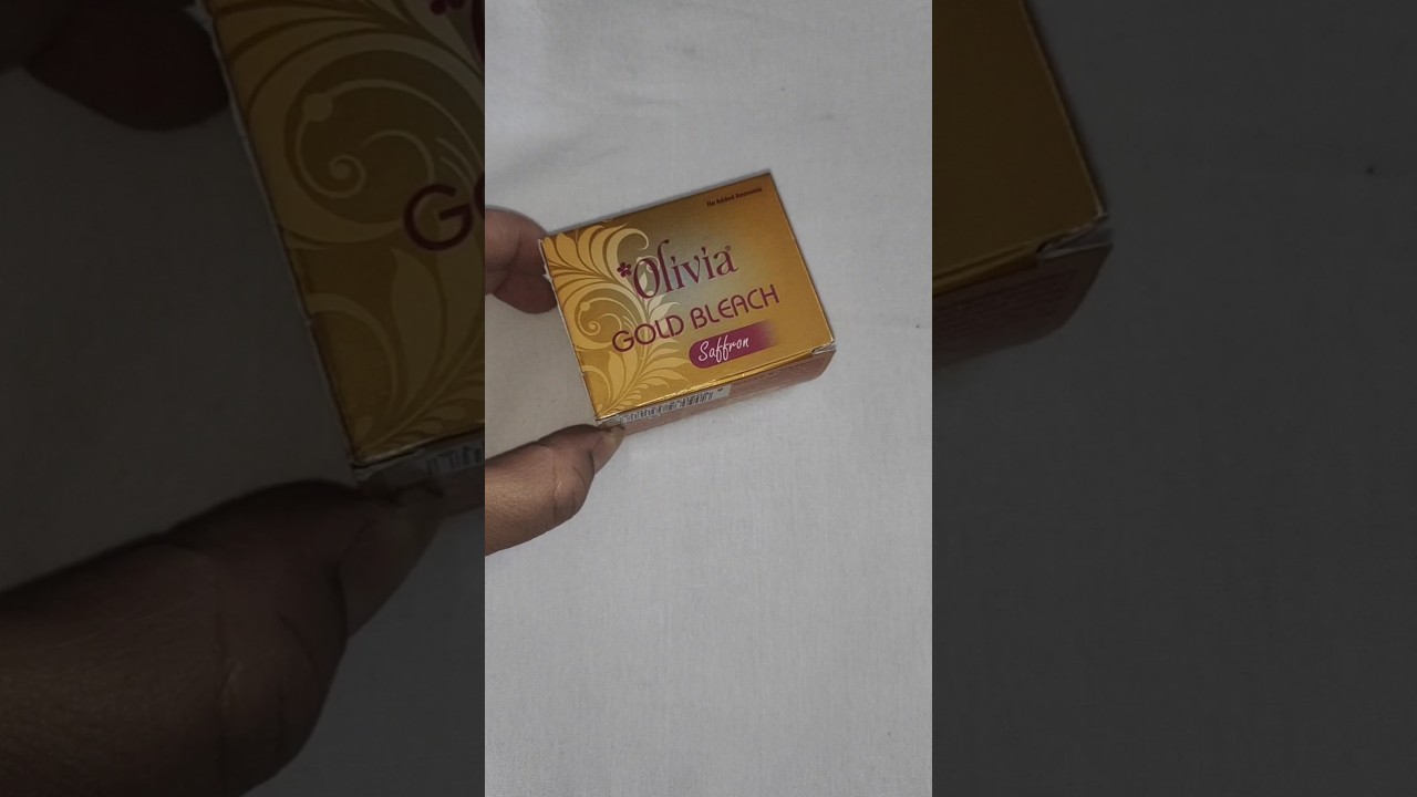 olivia gold bleach #shorts #youtubeshorts #bleach #facecare #unboxing #beautytips 🌱😍