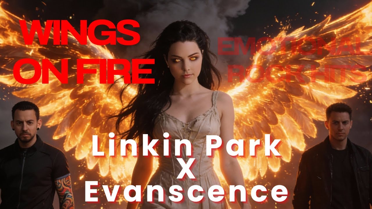 Linkin Park x Evanescence Style –  Wings On Fire| Emotional Rock Journey
