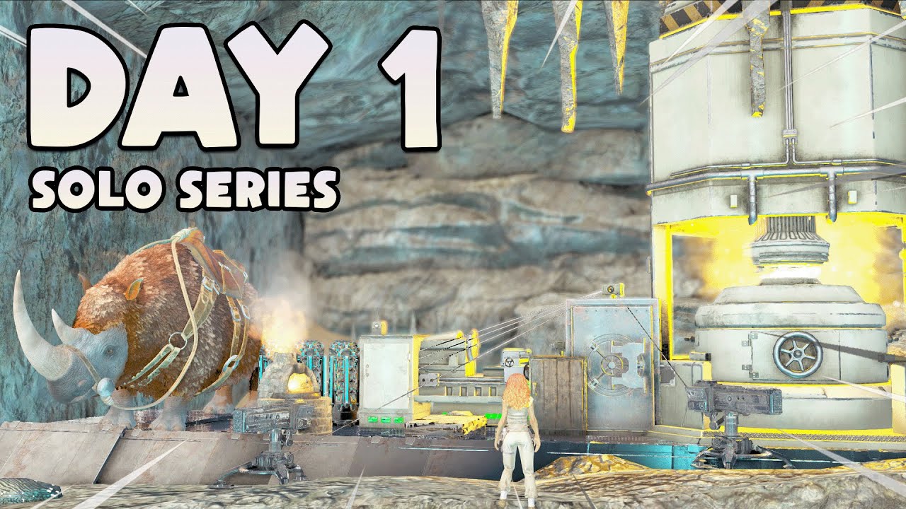 ARK How A SOLO Claims A Pearl Cave Day 1