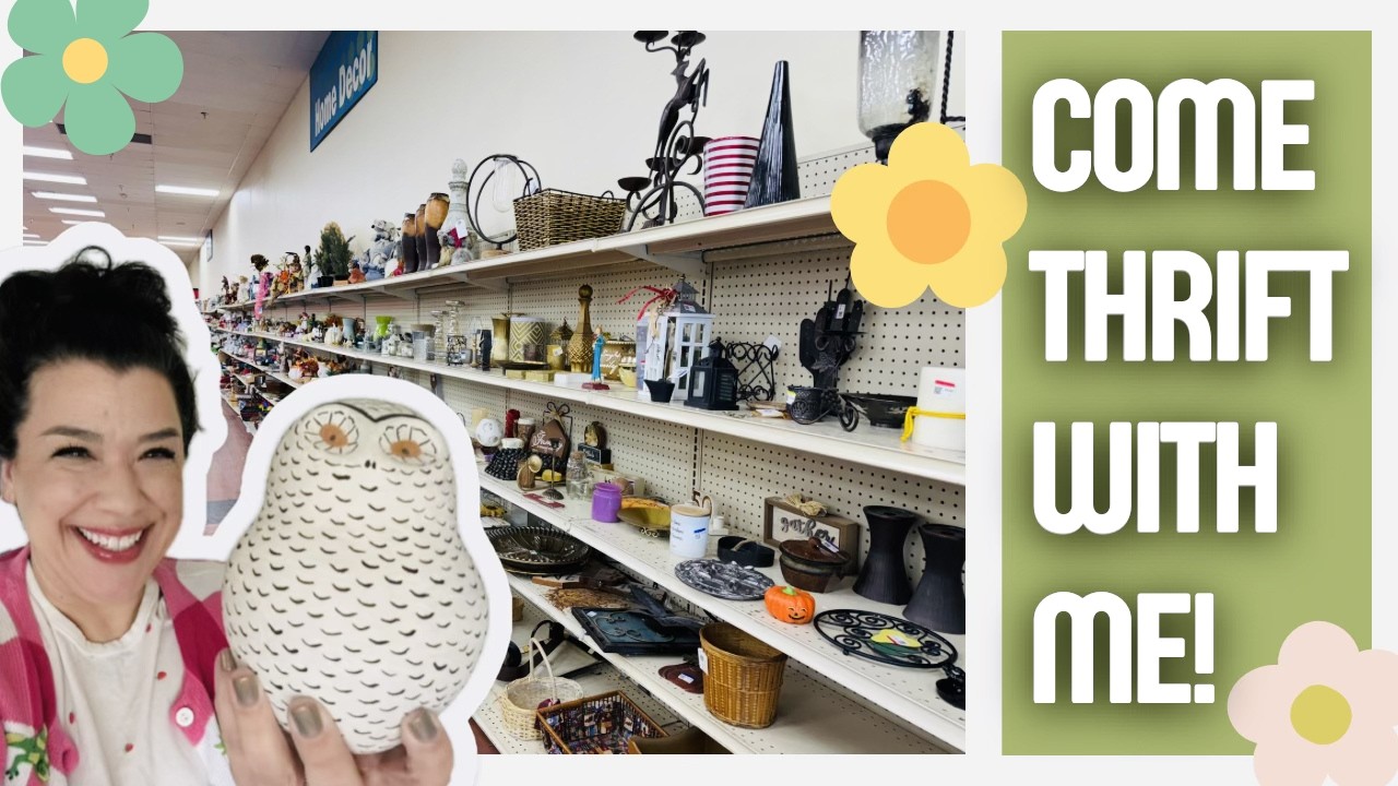 Vintage Mid Century Home Decor! | GOODWILL THRIFTING IN NEBRASKA | Thrifting Vlog