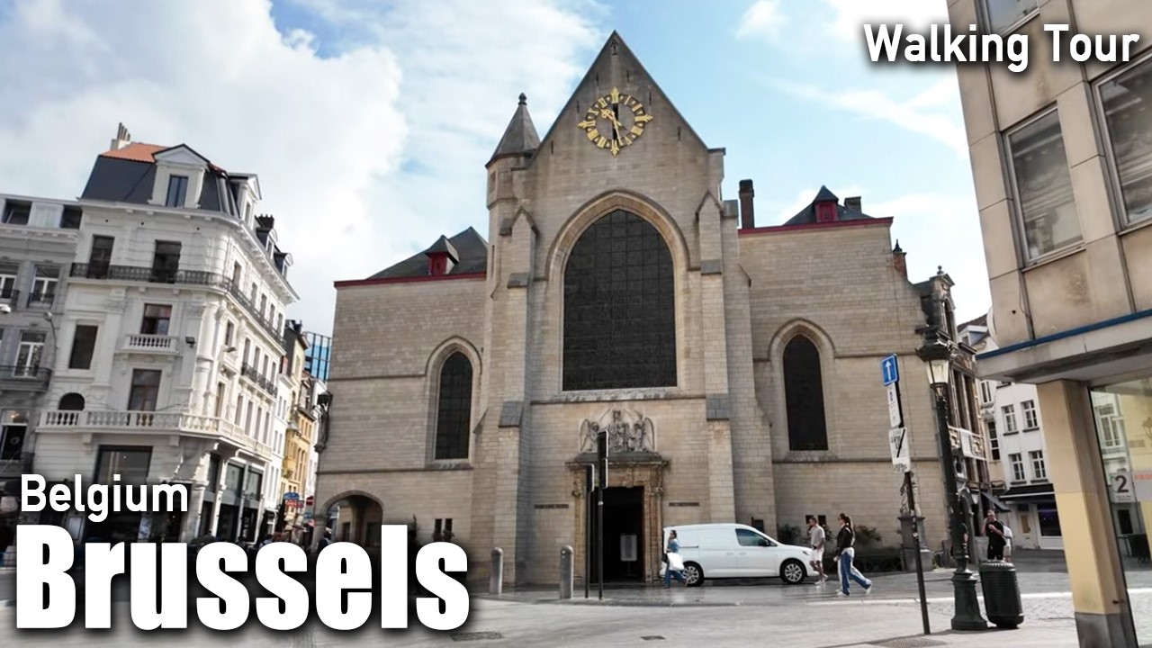 Brussels,Kingdom of Belgium🇧🇪 4K Walking Tour 2025 [4K Ultra HD/60fps]
