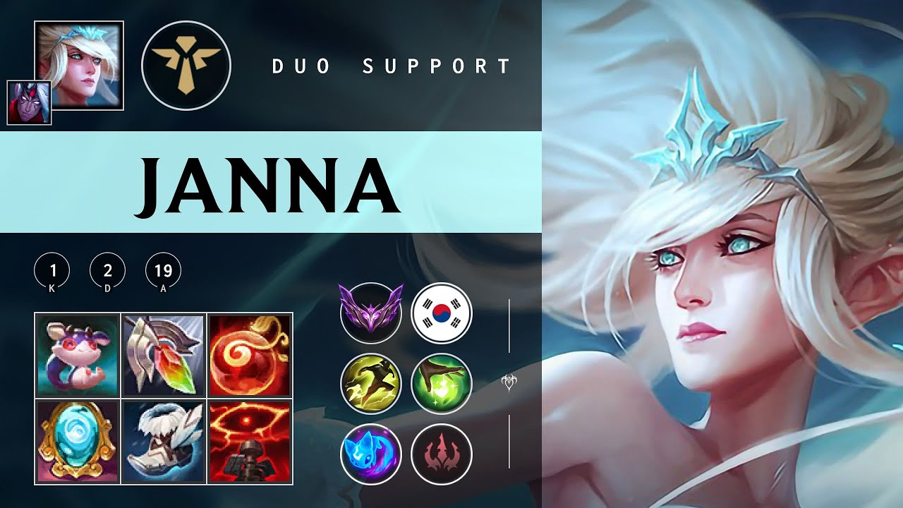 Janna Support vs Pyke - KR Master Patch 25.24