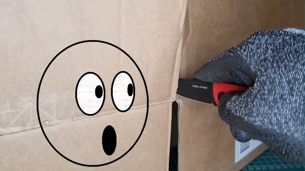 TESTING the Real Steel Luna BLACK BLADE coating - Blackwash VS cardboard!!