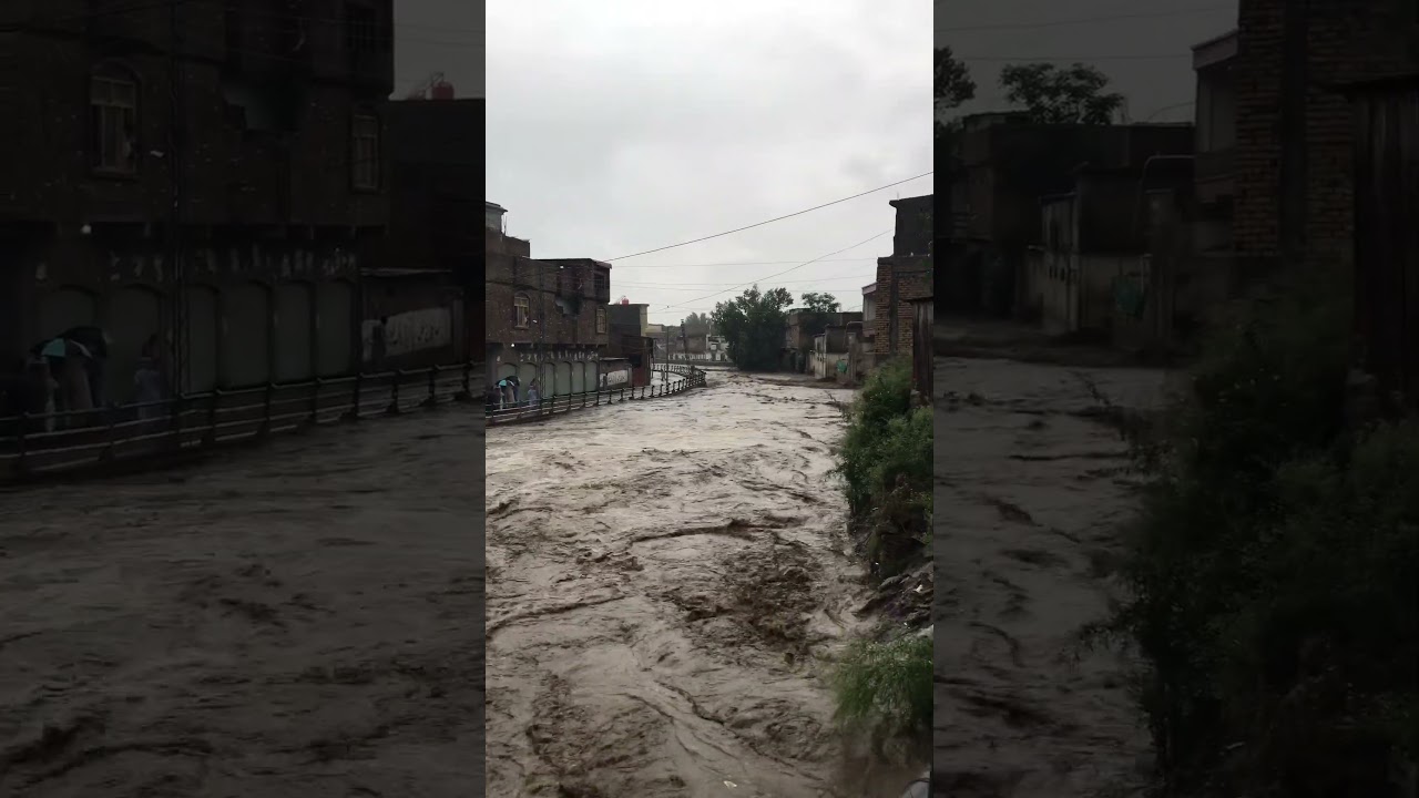 Flood 2025 mingora hajibaba😥.  #youtubeshorts #flood #swat