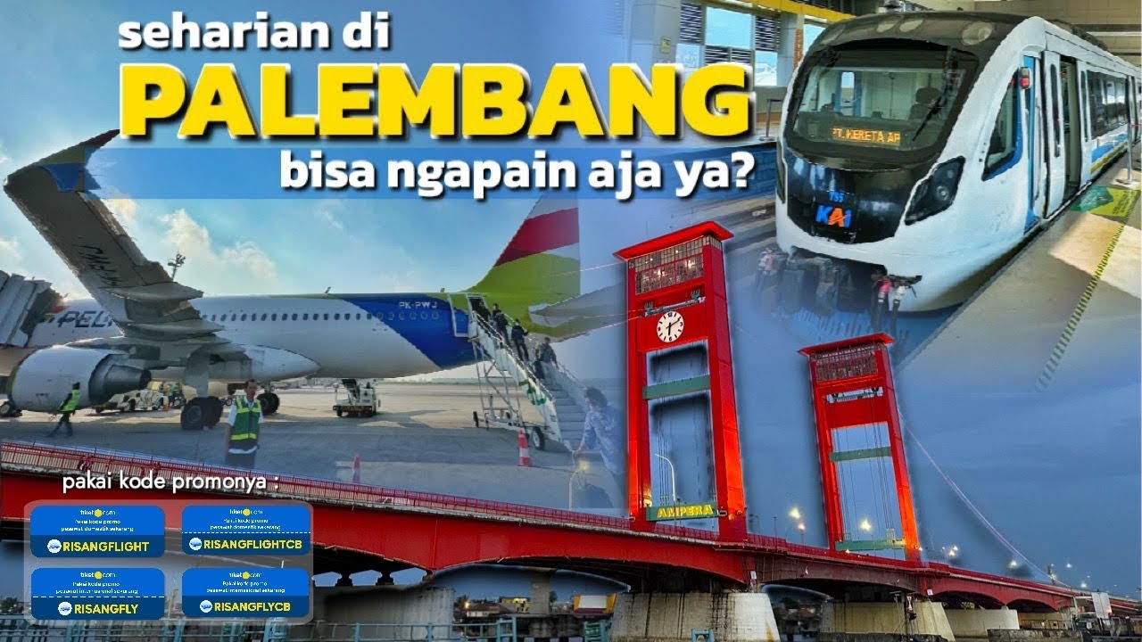 DEMI MAKAN PEMPEK DAN COBA LRT SUMSEL | Terbang ke Palembang by PELITA AIR IP-310 (CGK-PLM)