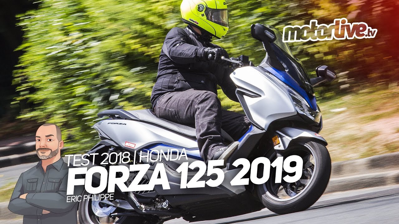 HONDA FORZA 125  2019 : toujours plus fort ! | TEST 2018