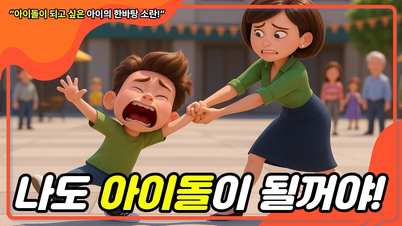 나도 아이돌 될 거야! 엄마와 한바탕 대소동 🤣 | 코믹 키즈 스토리