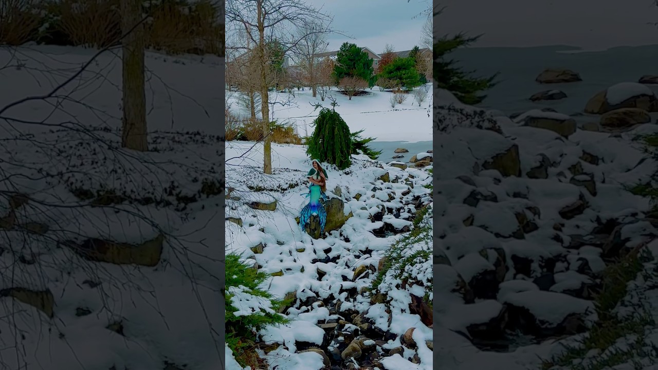 Grace in the frost, a mermaid&rsquo;s tale meets winter&rsquo;s embrace