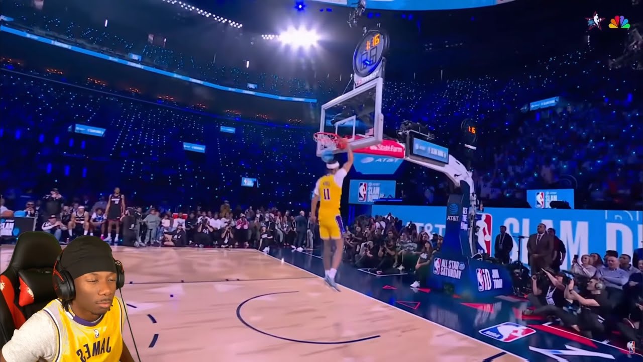 they trolling right? Reacting to The FULL 2026 NBA AT&T Slam Dunk! 👀