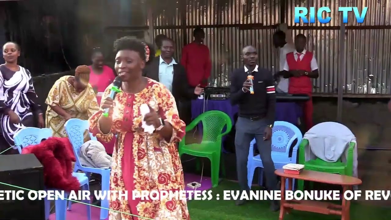 Restoration open air at lang'ata southern bypass With prophetess Evaline Bonuke