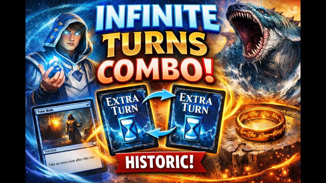 I Took 10 Turns in a Row… | Historic INFINITE TURNS Combo (MTG Arena)
