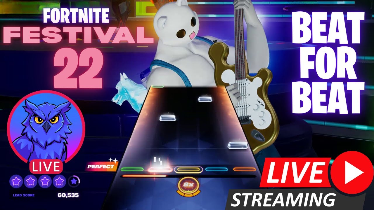 Beat For Beat 🎶 😸🎸 #fortnite #fortnitefestival #gaming #livestream
