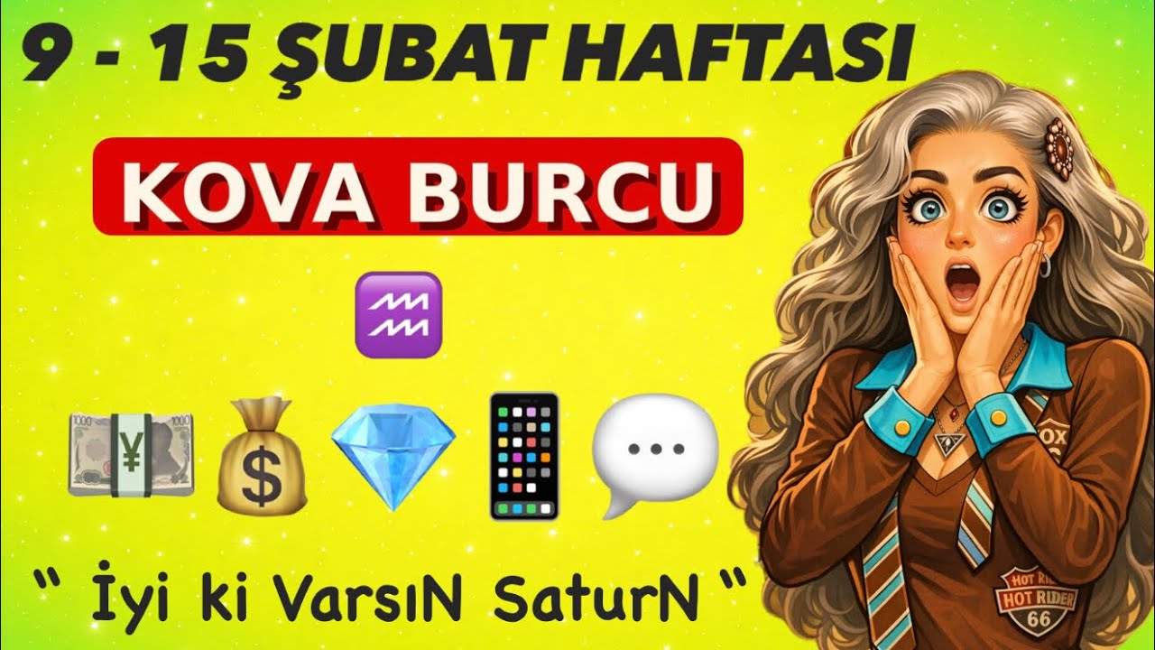 ✅ KOVA Burcu ♒ | 9 – 15 Şubat Haftalık Burç Yorumları | Saturn in Aries 🪐