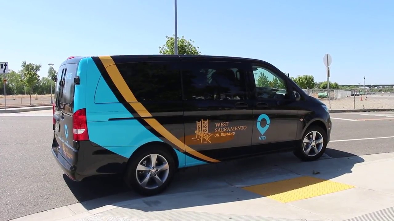 Via Rideshare Launches in West Sacramento