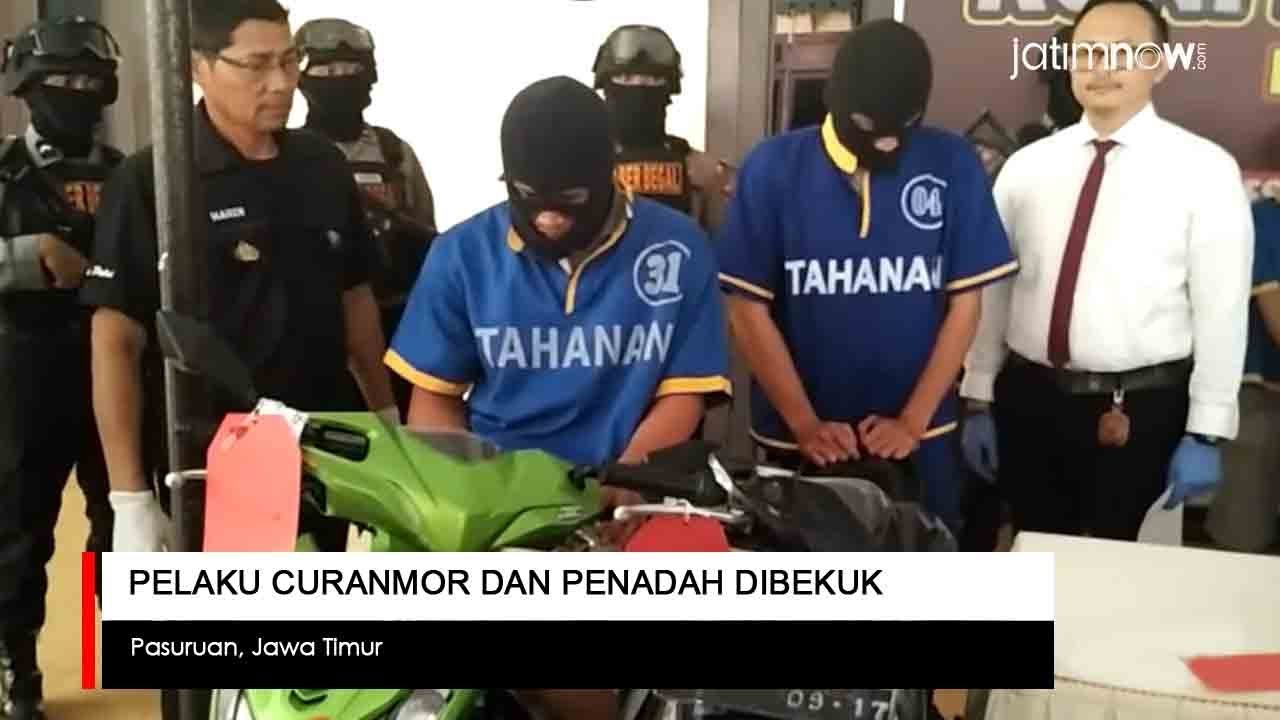 Komplotan Pelaku Curanmor dan Penadah di Pasuruan Dibekuk