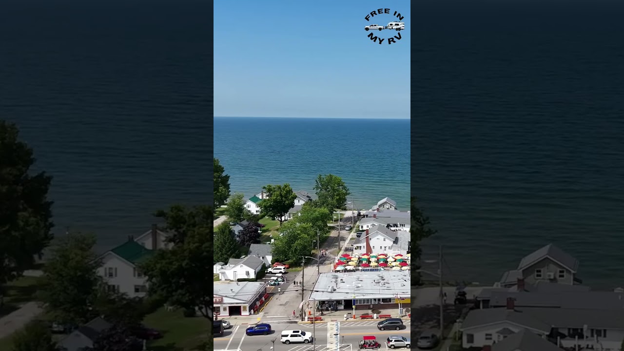 Lakeside, Ohio: Aerial View of Geneva on the Lake