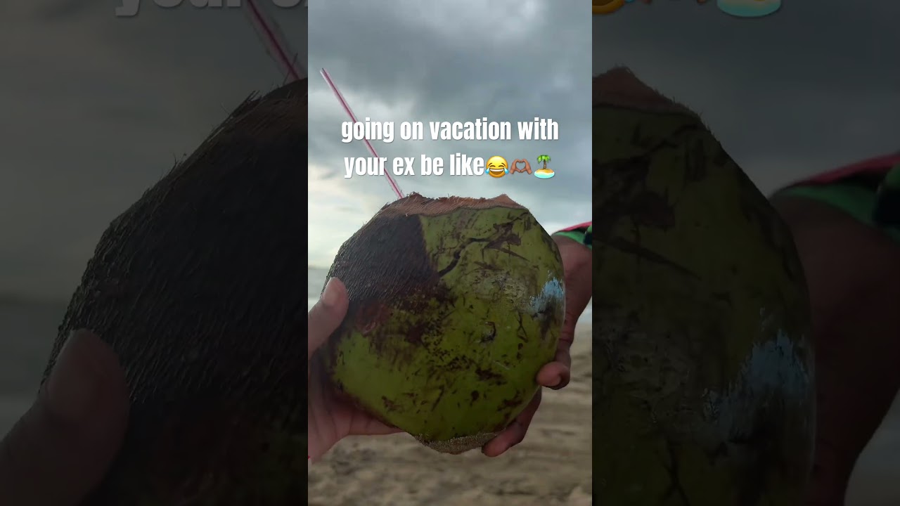 i love that we can still have fun together 😂🏝️🏝️#exboyfriend #ex #vacation