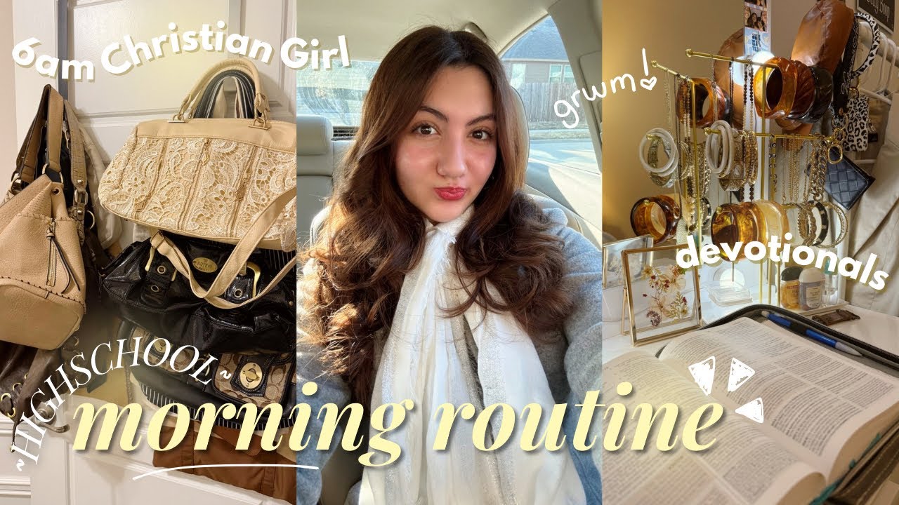 my 6:30am realistic *CHRISTIAN GIRL* morning routine || highschool junior edition