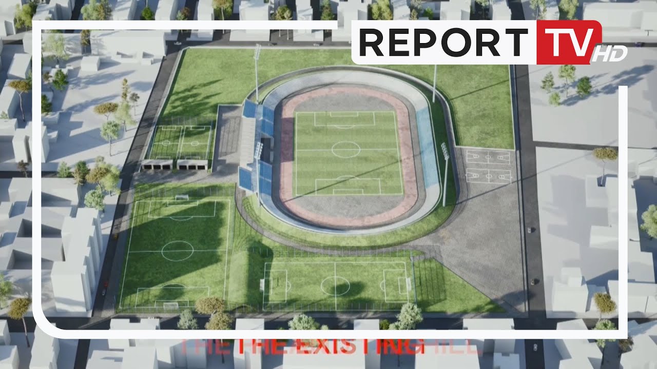 Report TV - Shpallet projekti fitues për ndërtimin e stadiumit ‘Niko Dovana’!