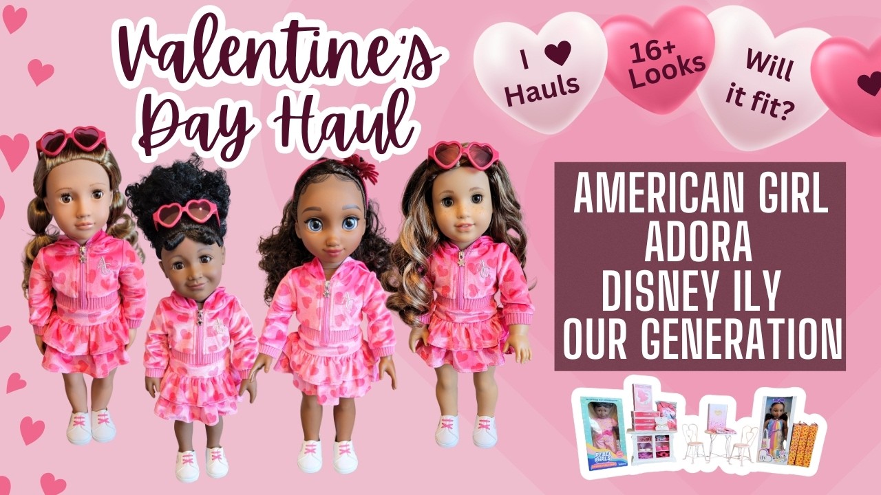 How does an AG outfit fit other brands? Valentine's Day comes to the 18-inch Doll World.