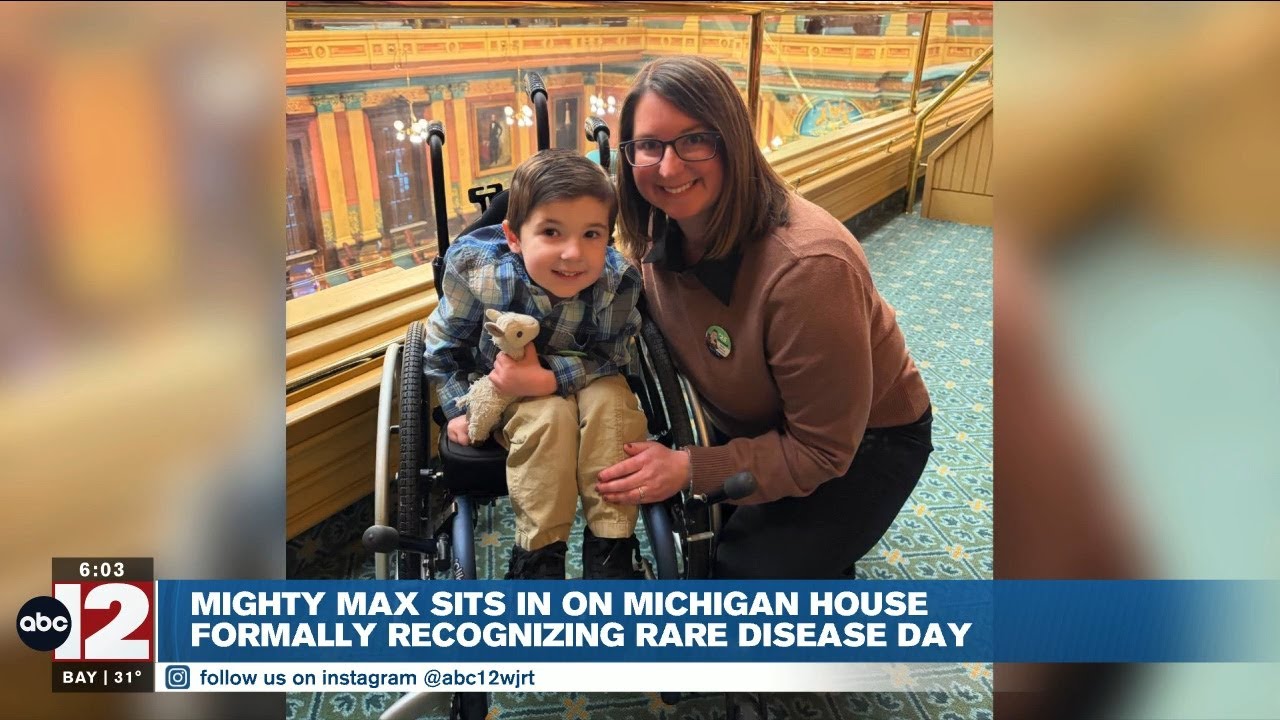 Grand Blanc’s 'Mighty' Max brings awareness to rare diseases at Michigan House